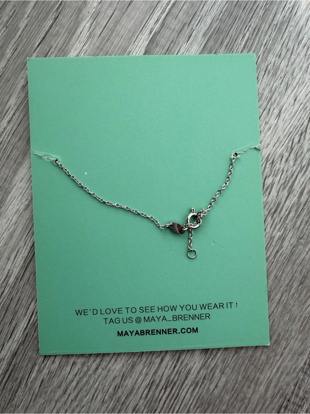 NWT Maya Brenner Designs Silver LOVE Bracelet - Picture 2 of 2